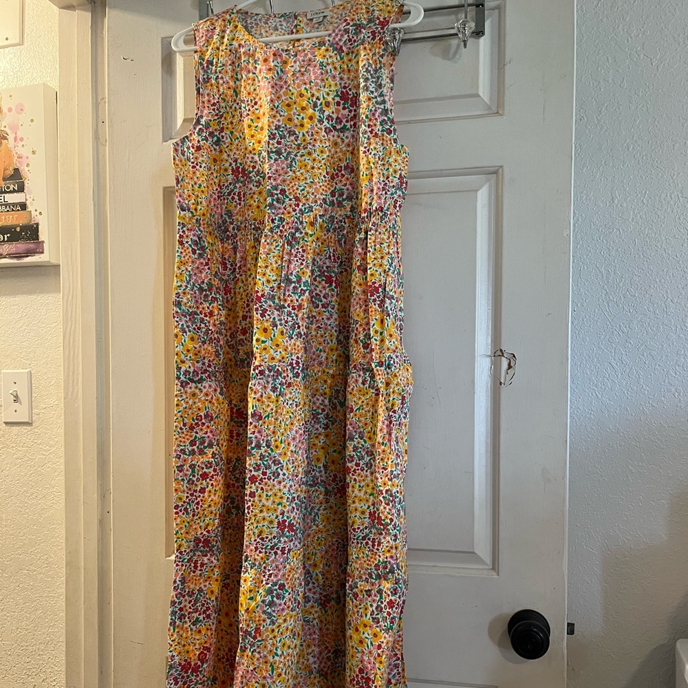 J. Crew Multicolor Floral Dress - Picture 1 of 3